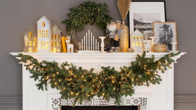 How to Decorate a Room With Christmas Greenery Without a Whole Tree