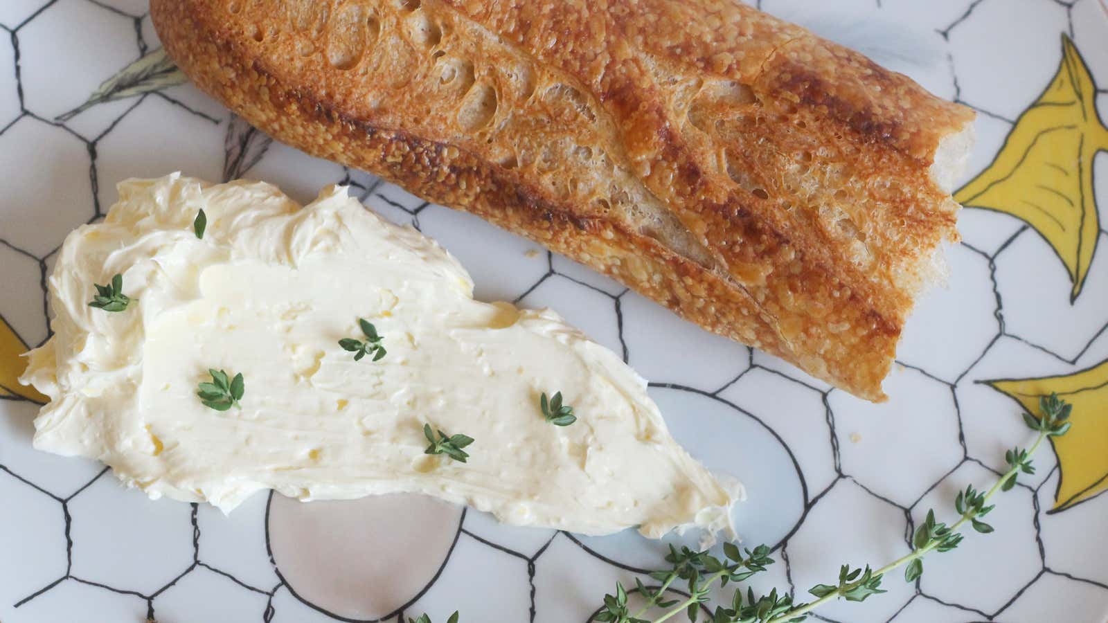 Duck butter is just one of the butters you should have in your flight. (Photo: Claire Lower)
