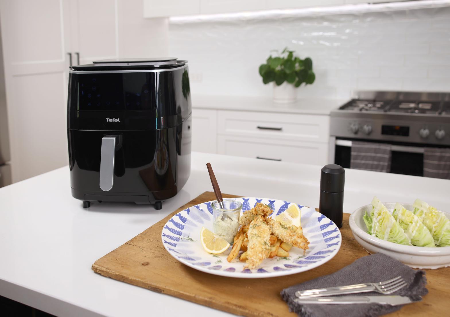 image of air fryer on table