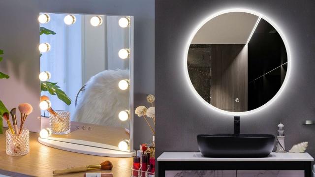 Get Yourself a Light-up Beauty Mirror Because Overhead Bathroom Lighting Is Doing You No Favours