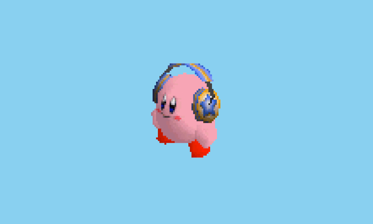 kirby playing video game heardle