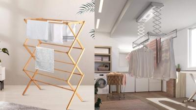 Never Run Out of Dry Clothes Again With One of These Indoor Clothes Hoists