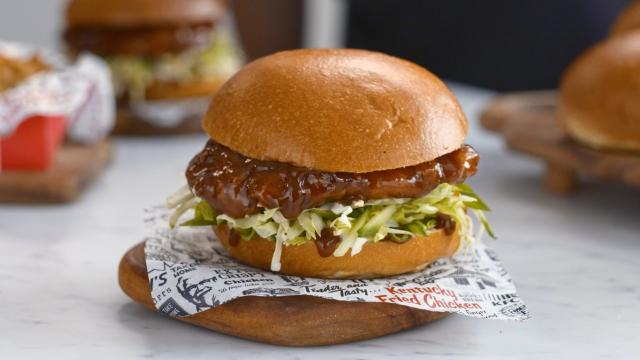 Get Clucked, You Can Make KFC’s Peking Duck-Inspired Burger at Home