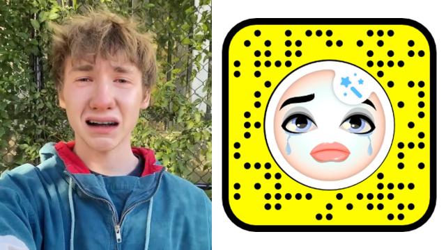 Where to Find That Crying Face Filter, so You Can Terrorise Your Mates