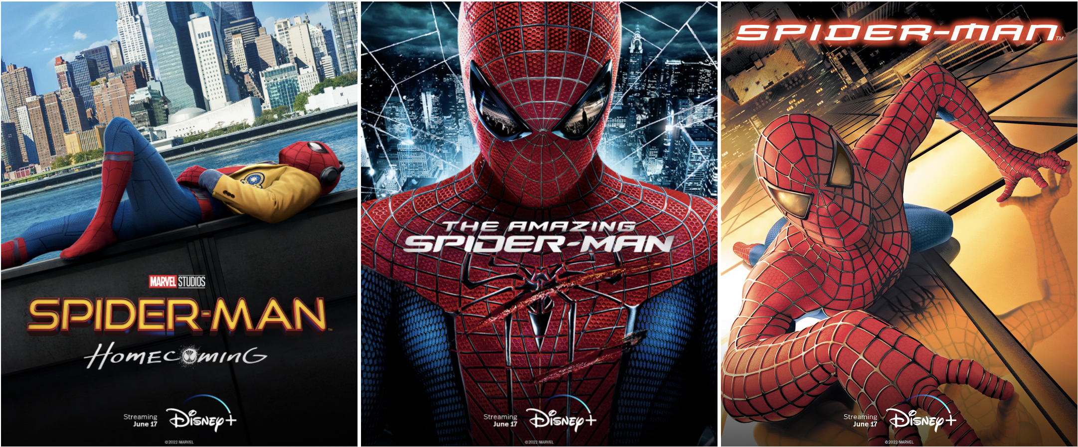 Spider-Man Movies Swing Onto Disney+