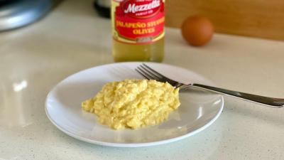 Make Dirty Eggs With Olive Juice