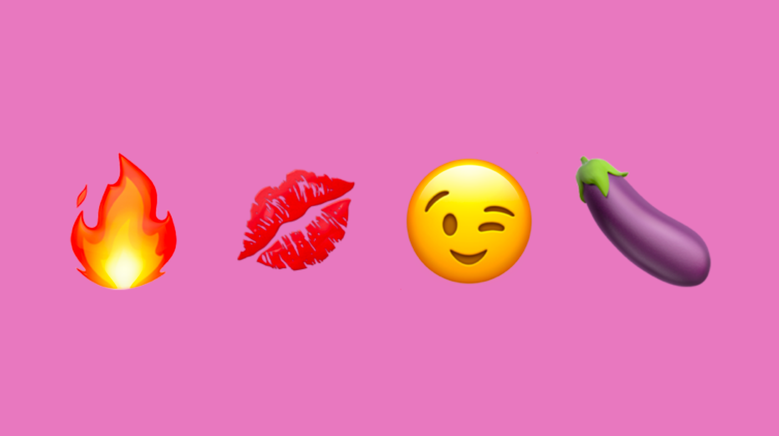 Emoji flirting