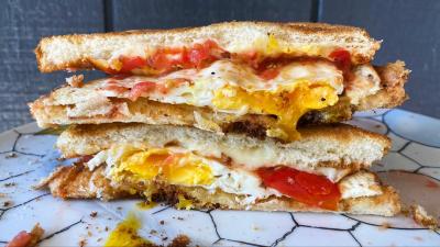 Grate a Tomato on Your Breakfast Sandwich