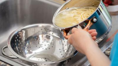 I’ve Been Straining Pasta Water Wrong My Entire Life
