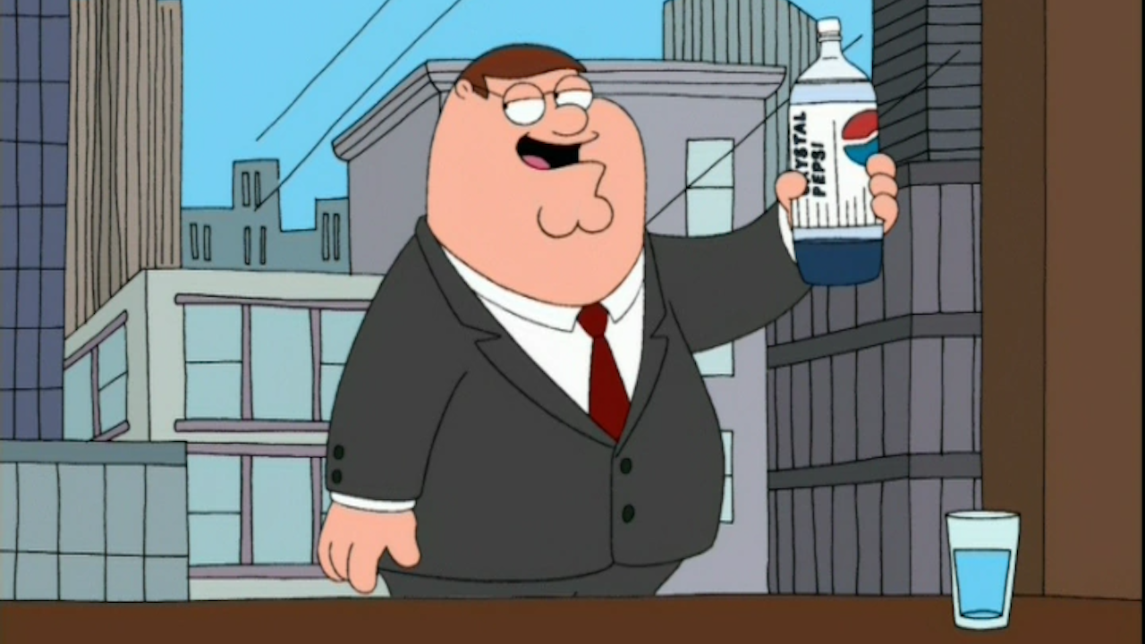 belong 5g mobile: peter griffin drinking soda