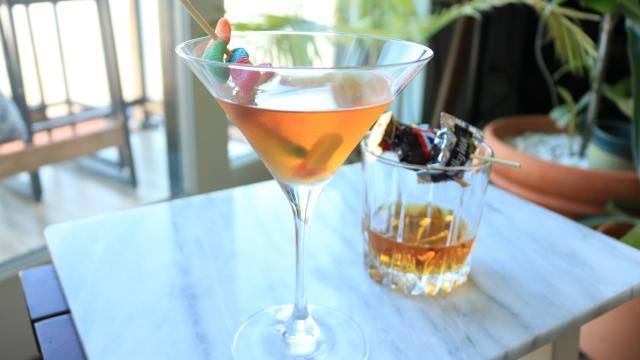 3 Ways to Garnish Your Halloween Cocktails With Candy