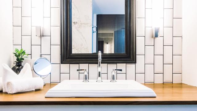 Upgrade Your Boring Bathroom Mirror