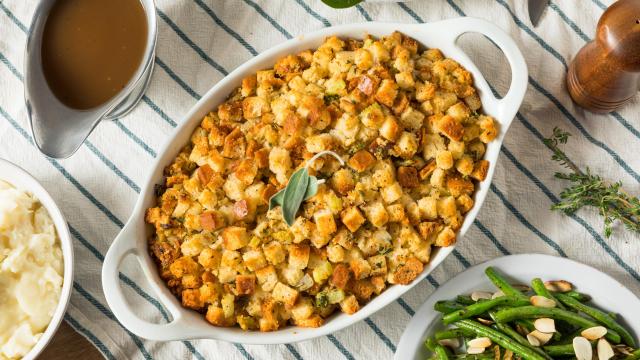For the Best Stuffing, Dry Your Bread Instead of Staling It