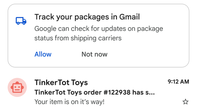 You Can Now Use Gmail to Track Your Holiday Packages