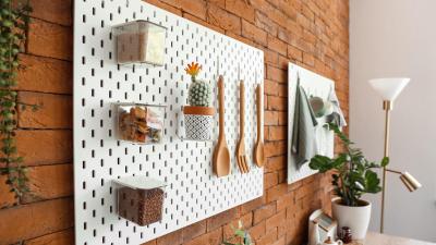 All the Ways You Can Use Pegboards for Home Storage and Decor
