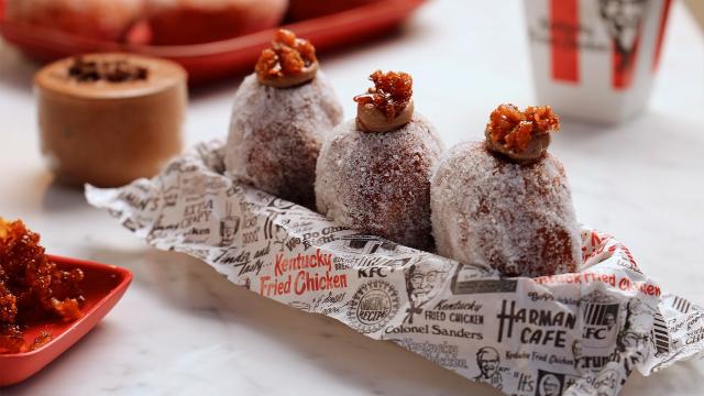 KFC’s Latest Cooked Recipe Is Popcorn Chicken Chocolate Mousse Donuts