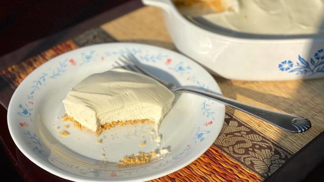 Make This Casual, No-Bake Slab of Cheesecake
