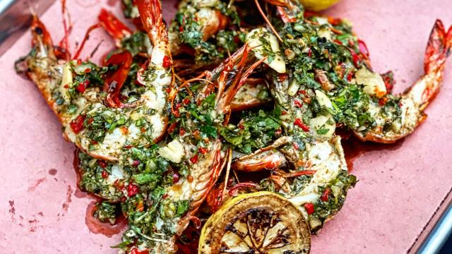 New to Cooking Seafood? These Tiger Prawns With Chimichurri Are a Great Start