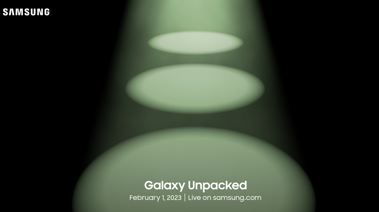 Samsung's next Galaxy Unpacked will take place Feb. 1, 2023.  (Image: Samsung)