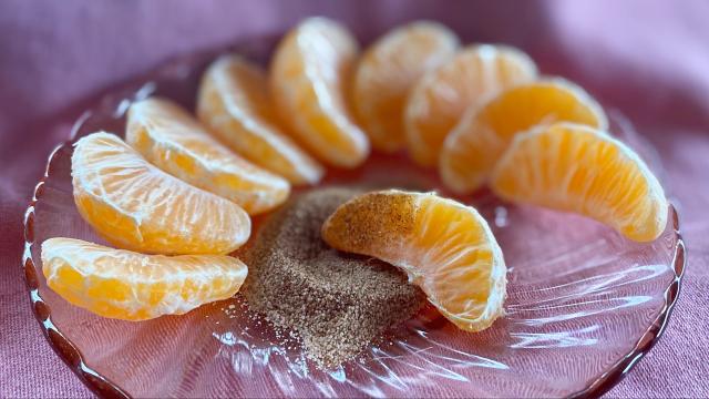 I Am Begging You to Dip a Mandarin in Cinnamon Sugar