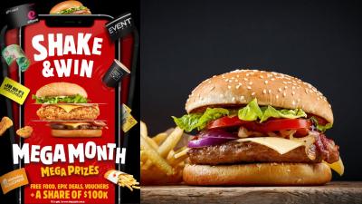 What You Can Win From Hungry Jack’s Shake & Win Mega Month