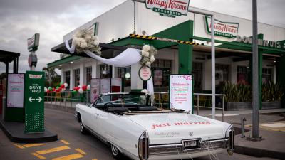 Would You Get Married in a Krispy Kreme Drive-Thru? These People Did