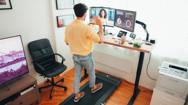 Keen to Get Your Daily Step Count Up? Try a Walking Pad Under Your Standing Desk