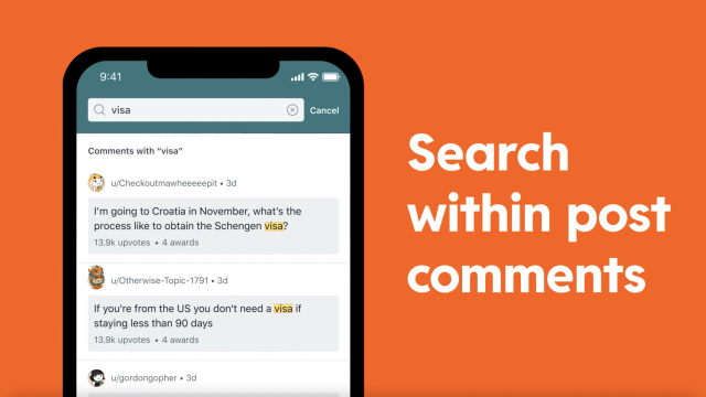You Can Finally Search for Comments in Reddit Threads