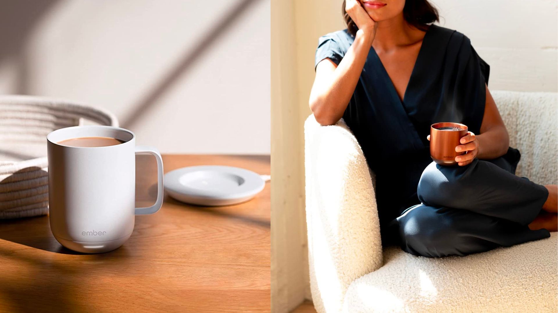 VSITOO Coffee Mug Warmer & Mug Set, Beverage Cup Warmer for Desk Home  Office Use, Heated