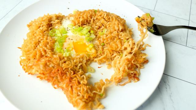 Ramen-Fried Eggs Are a Textural Delight
