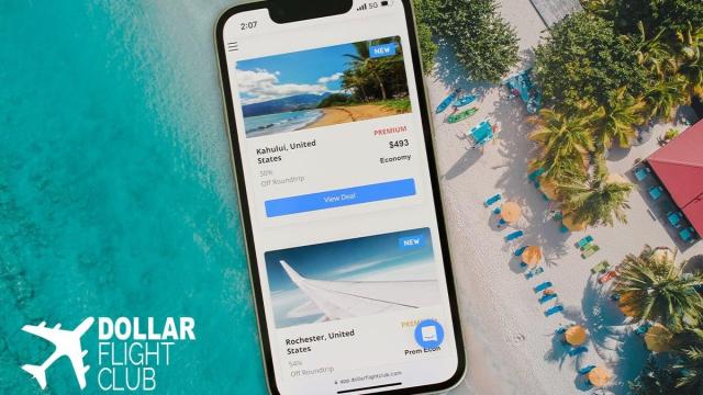 A Lifetime Membership to Dollar Flight Club Is 90% Off Right Now
