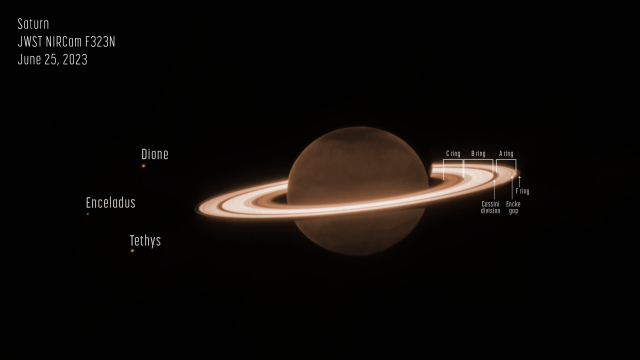 The Webb Telescope Has Finally Snaps Saturn’s Luminous Rings