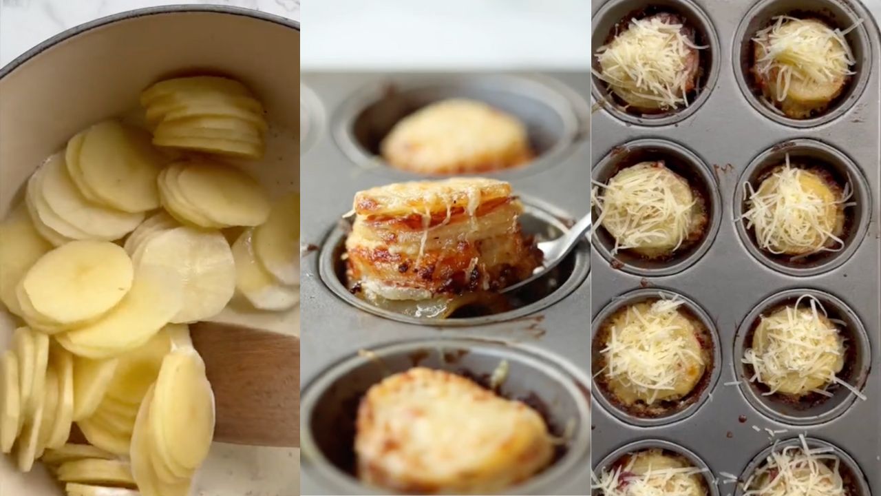 cheese bacon potato stack recipe