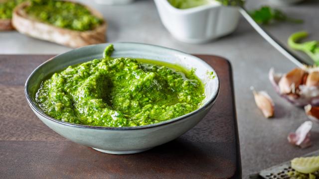 How to Make Pesto Out of Any Leafy, Green Herb