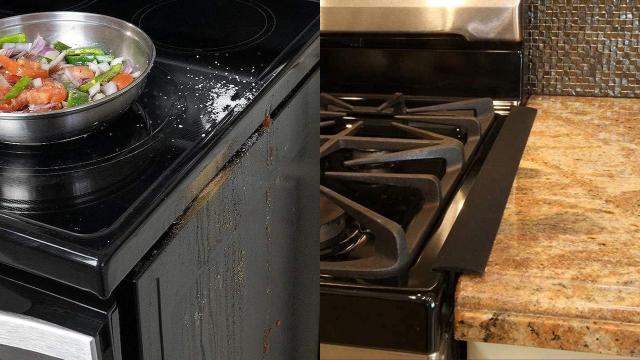 Avoid Awkward Stove Spills With These Cheap Gap Covers