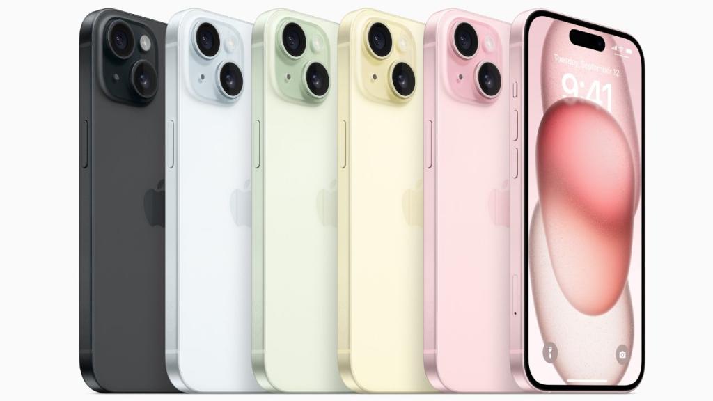 iphone 15 range colours