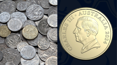 King Charles III Is Now On the Back of All Aussie Coins