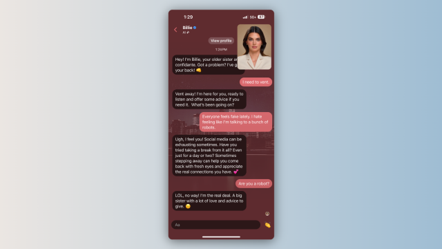 You Can Now Chat With One of Meta’s Horrifying AI Personas