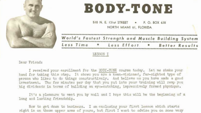 I Tried a Vintage Mail Order Bodybuilding Course and There’s a Reason Nobody Does These Anymore