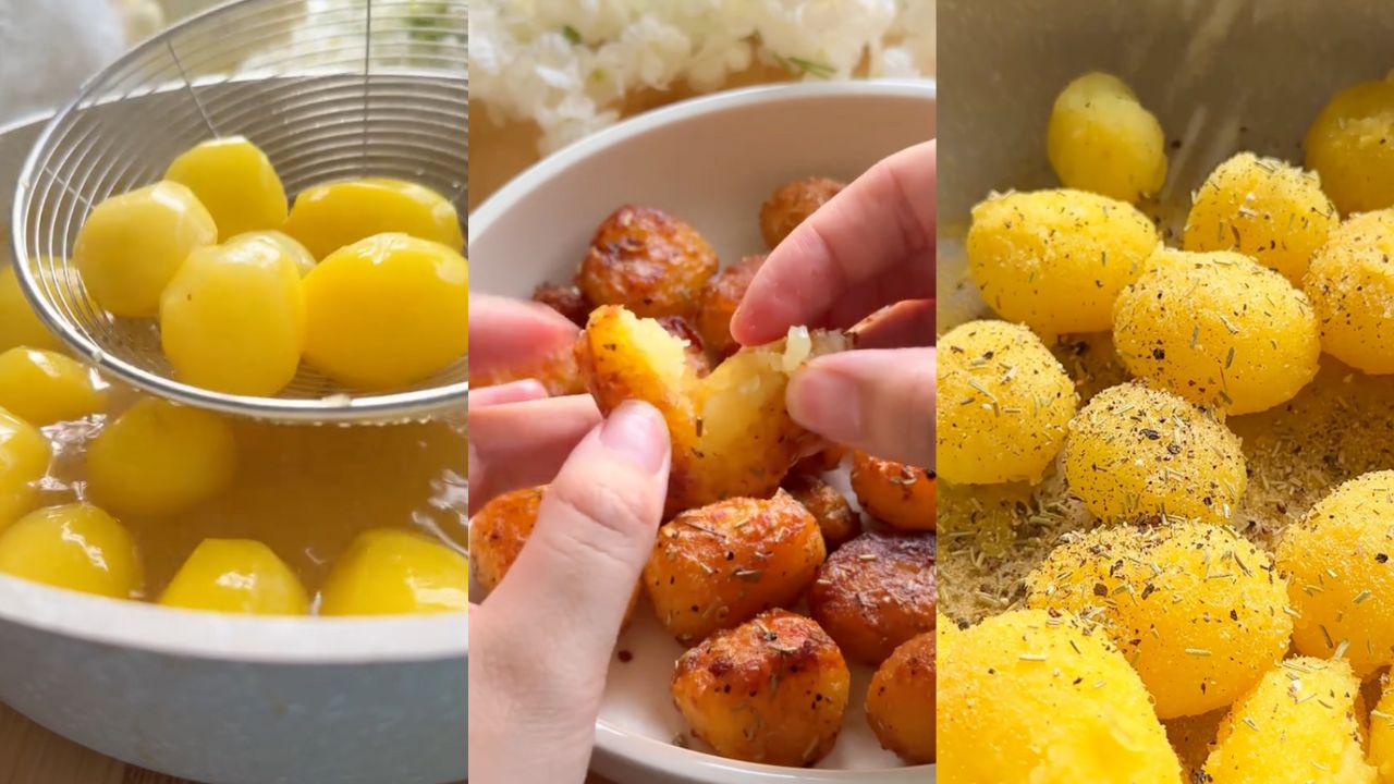 crispy roast potatoes recipe tiktok