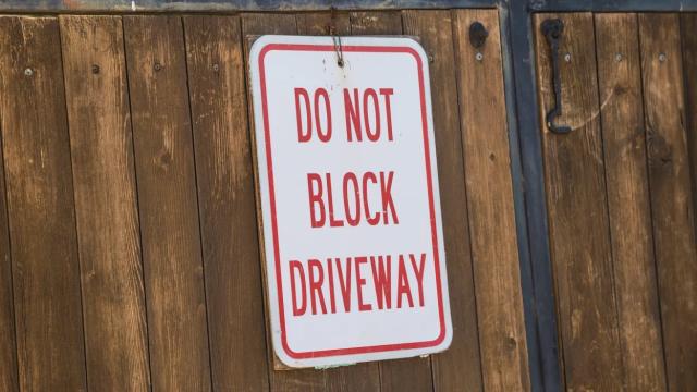 How to Stop Jerks From Blocking Your Driveway