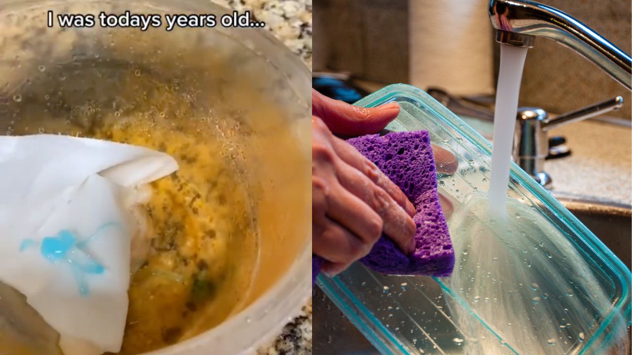 I’ve Been Cleaning My Plastic Containers Wrong My Entire Life