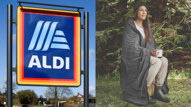 Wrap Me in ALDI’s $30 Heated Winter Travel Blanket