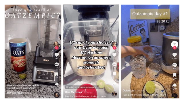 TikTok Myth of the Week: ‘Oatzempic’ Is a Weight Loss Hack