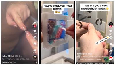 Does TikTok’s Fingernail Test Really Show Whether Hotel Mirrors Are Spying on You?