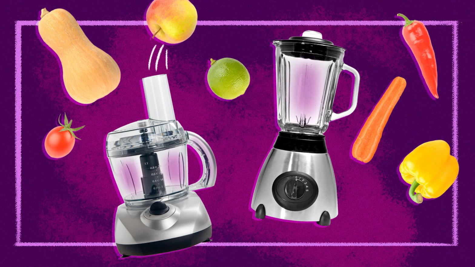 When to Use a Blender Versus a Food Processor