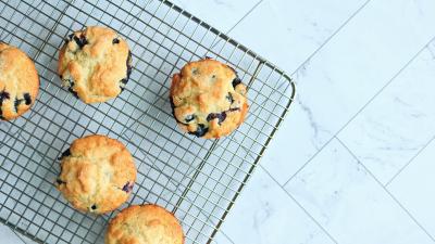 Make Quick and Easy Blueberry Muffins From Boxed Pancake Mix
