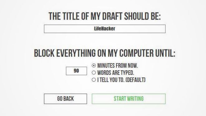 FORCEdraft Doesn’t Let You Quit Writing Until You Hit Your Goal