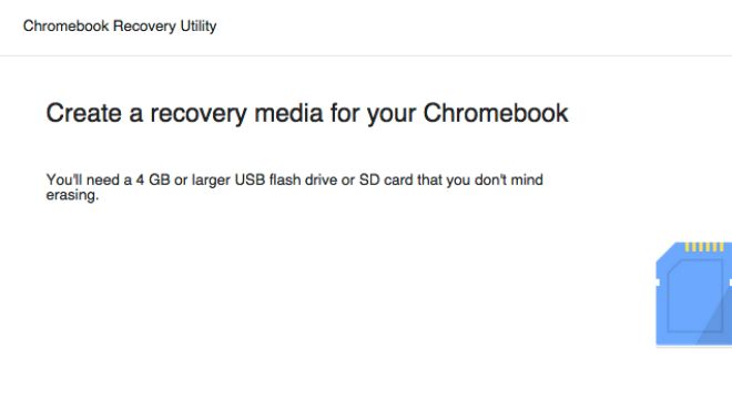 Chromebook Recovery Utility Makes Recovery Media For Your Chromebook