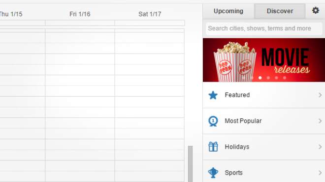 UpTo Adds Event Subscriptions To Google Calendar On The Web